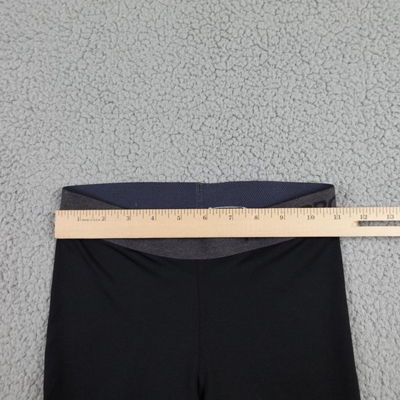 NIKE Pro Dri Fit Compression Leggings Womens Small Black Spell Out Run Training - Picture 6 of 16